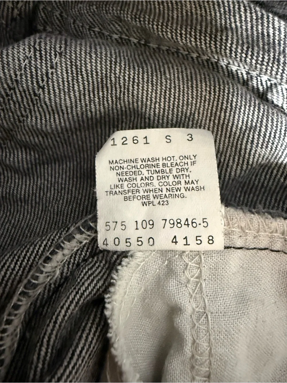 VINTAGE 80’s Men's Levi’s 550 Black ACID WASH Jeans - Size 31x32